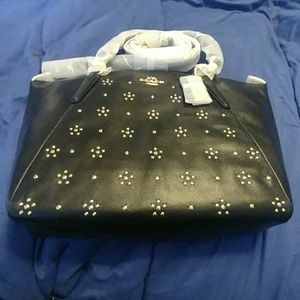 Brand new studded coach purse!